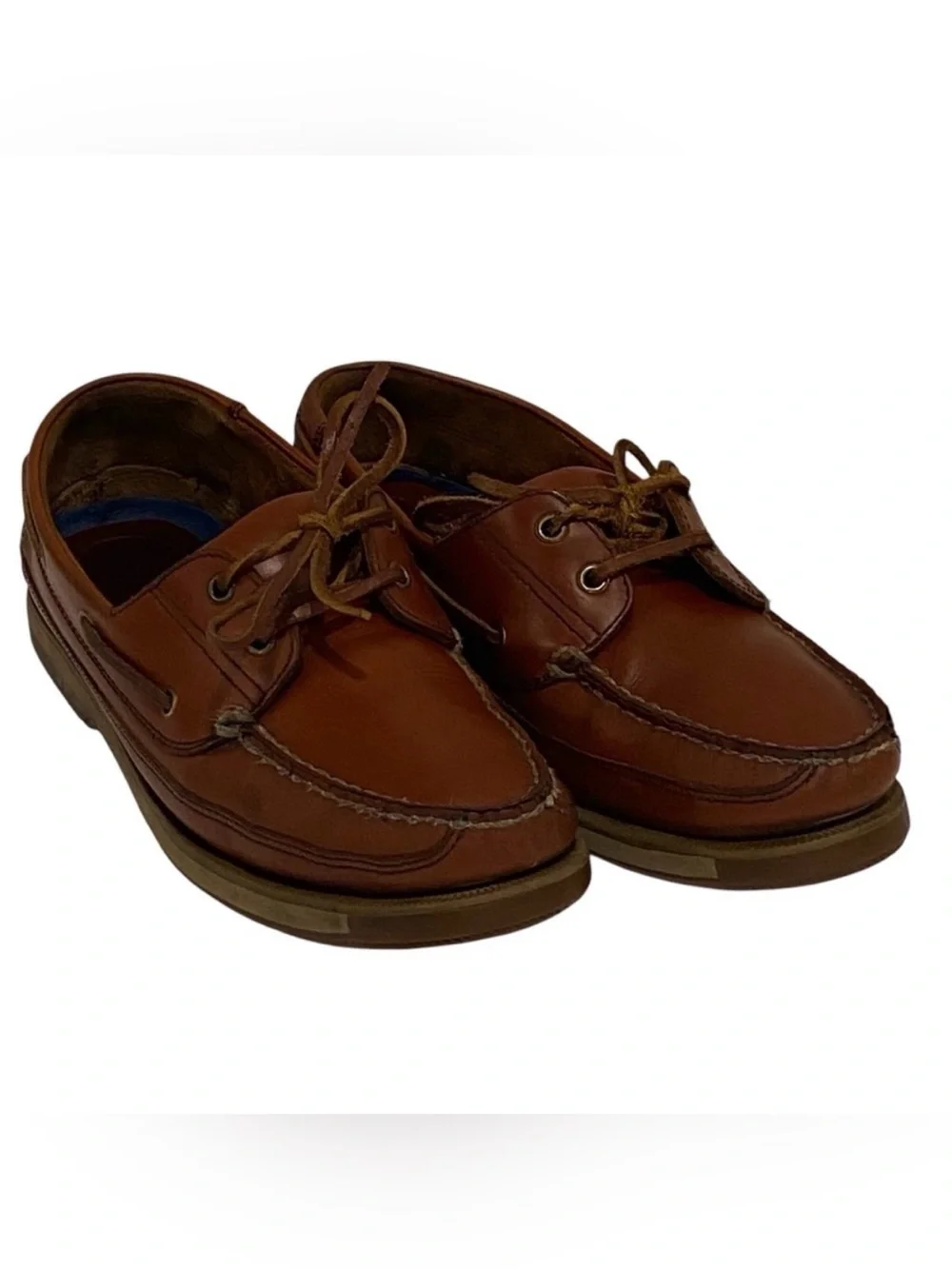 West Marine Brown Leather Boat Shoes - Excellent Condition-Men’s 9